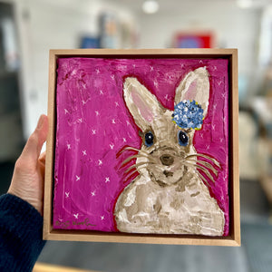 Hydrangea Bunny Original Painting