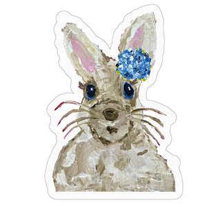 Sticker-Hydrangea Bunny