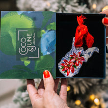 Load image into Gallery viewer, West Virginia Ceramic Ornament-Chinoiserie