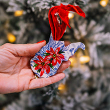 Load image into Gallery viewer, West Virginia Ceramic Ornament-Chinoiserie