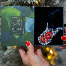 Load image into Gallery viewer, West Virginia Ceramic Ornament-Dots