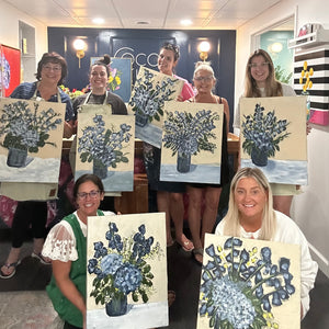 Private Fun Florals Painting Class