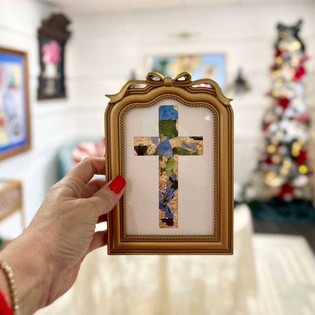 Framed Palette Cross