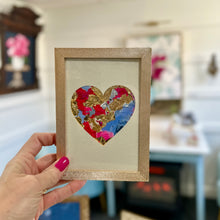 Load image into Gallery viewer, Framed Palette Heart