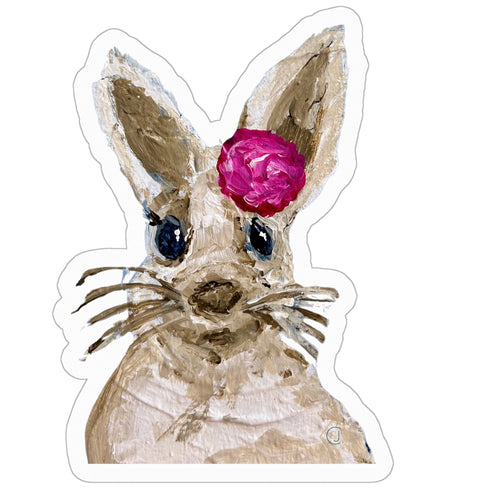 Sticker-Peony Bunny