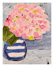 Load image into Gallery viewer, Hydrangea Print (Striped Vase)