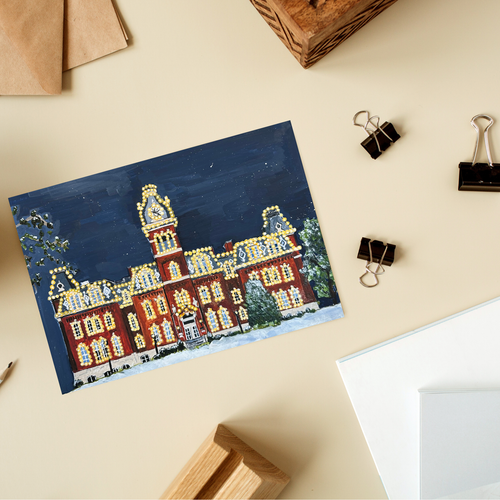 The Woodburn Hall Lights Notecards